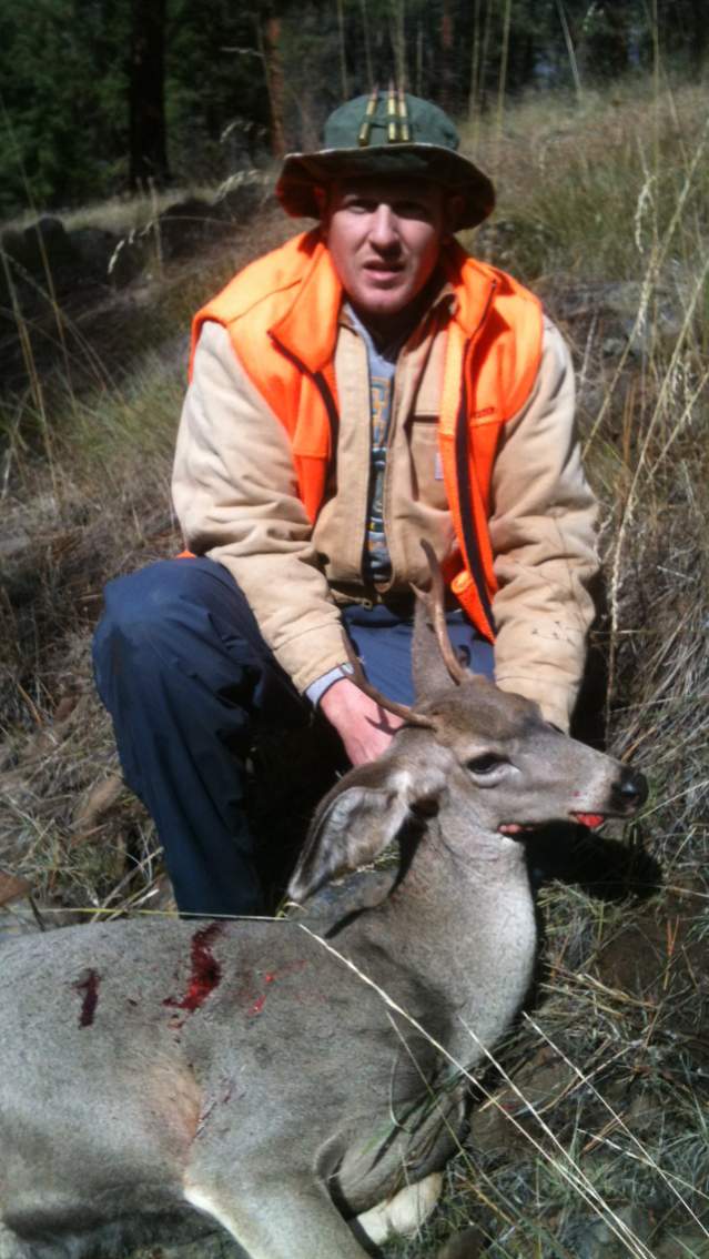 My 1st deer on 1st deer hunt , little forky Oct 2013