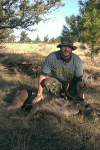 My 2nd buck taken Oct 2014 3x2 mule deer