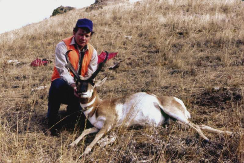 My best Montana antelope taken near the Highwoods (Big Sag) in 1976.