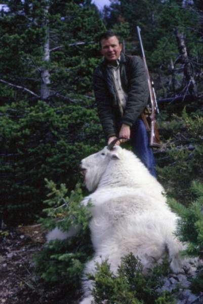 My Billy, taken in October, 1967 on the north side of Willow Creek, across from Willow Moutain.  Frank and I stalked to less than 50-yards of this guy