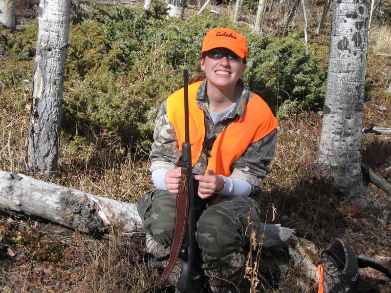 My Daughter on her Mule Deer Hunt