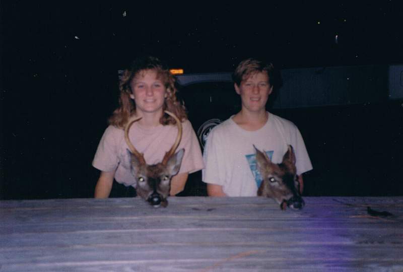My first 2 deer at the ripe old age of 13