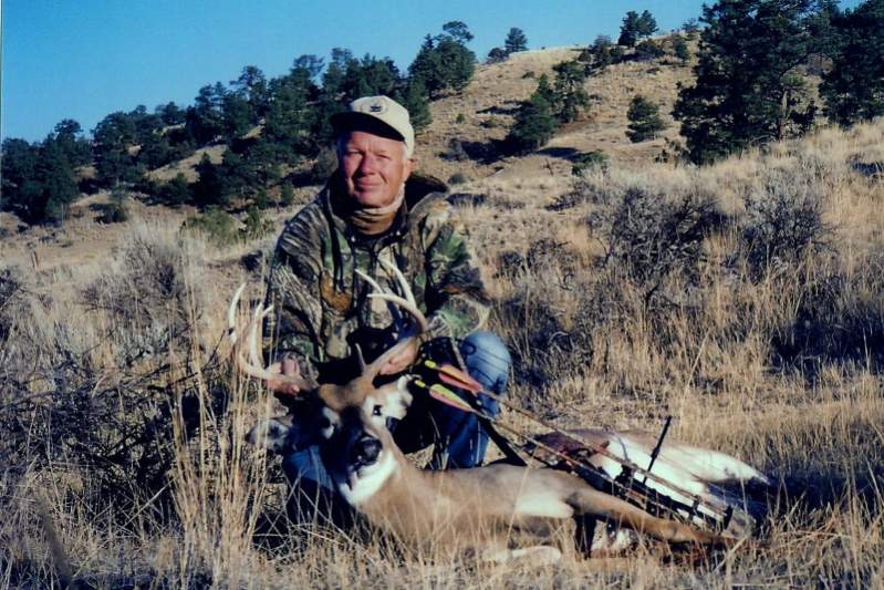 My first archery WT buck!  Taken October 3, 2003 within walking distance of home.