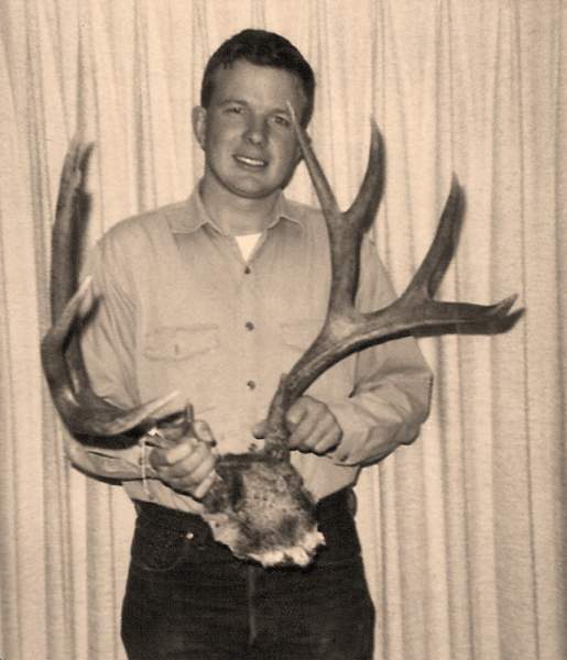 My first Montana big game animal taken in 1965 a few months after moving to Montana.  This buck grossed in the low 160's b&amp;c.