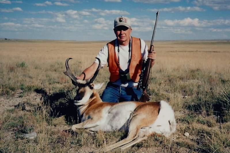 My first Wyoming antelope taken in southestern Wyoming in 1993.