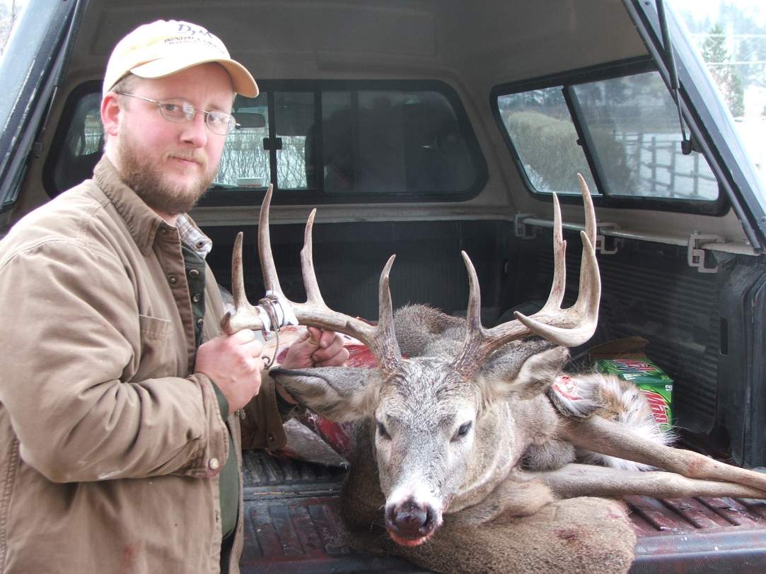 My largest to date, this 5x5 with extras knew the script, and came out to feed at last light.  I needed help loading him into the truck, as he was a X