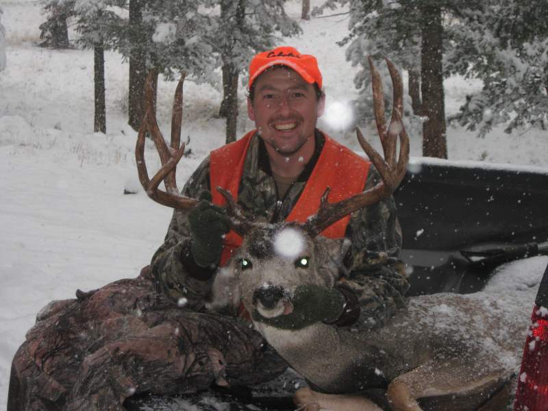 My nicest Muley so far! Snowed 18 inches that day, but the funny thing was it was 70 degrees the day before!