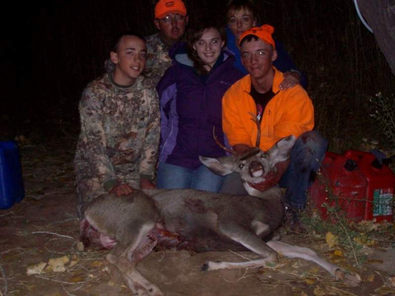 My oldest sons first buck 2008
