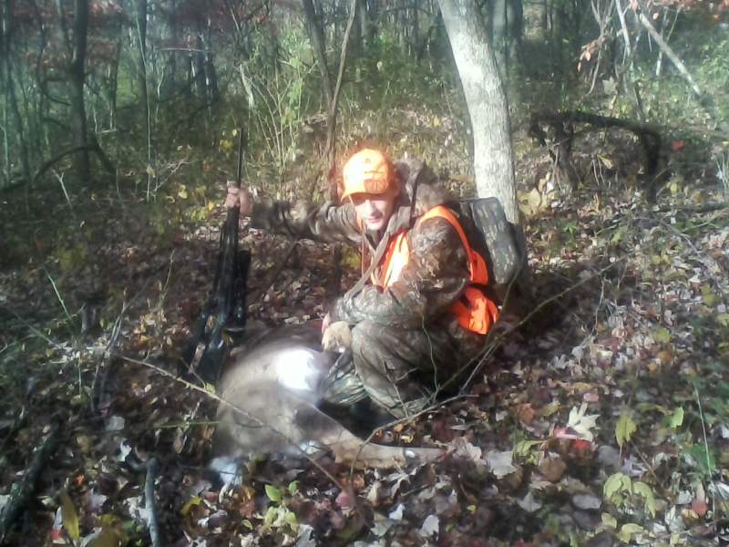 My sons 172 yard shot. Youth hunt.