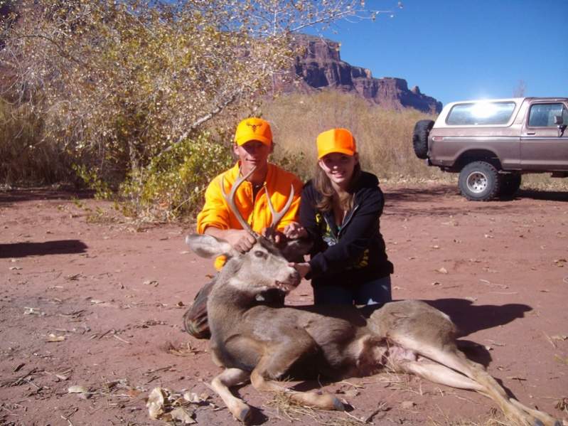 My sons 2009 buck