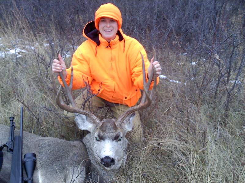 My wifes first buck ever!