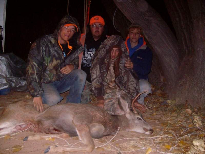 My youngest sons second buck 2008