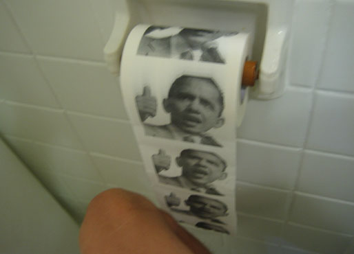 obama toilet paper