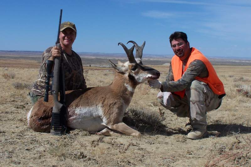 Sandie's First Kill. WY, Rifle Season 2009