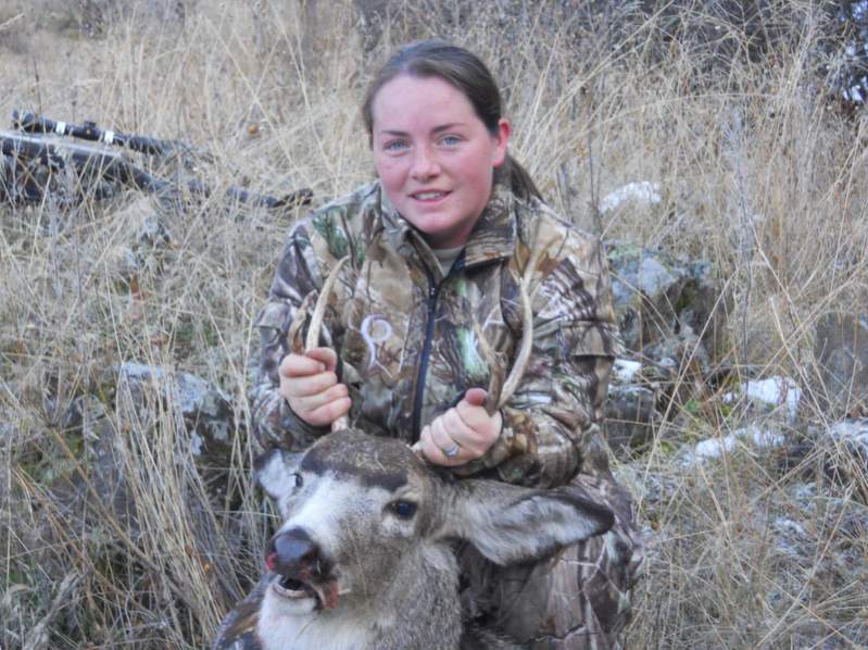 Sister in-laws 2011 buck, her first buck in her first year hunting!