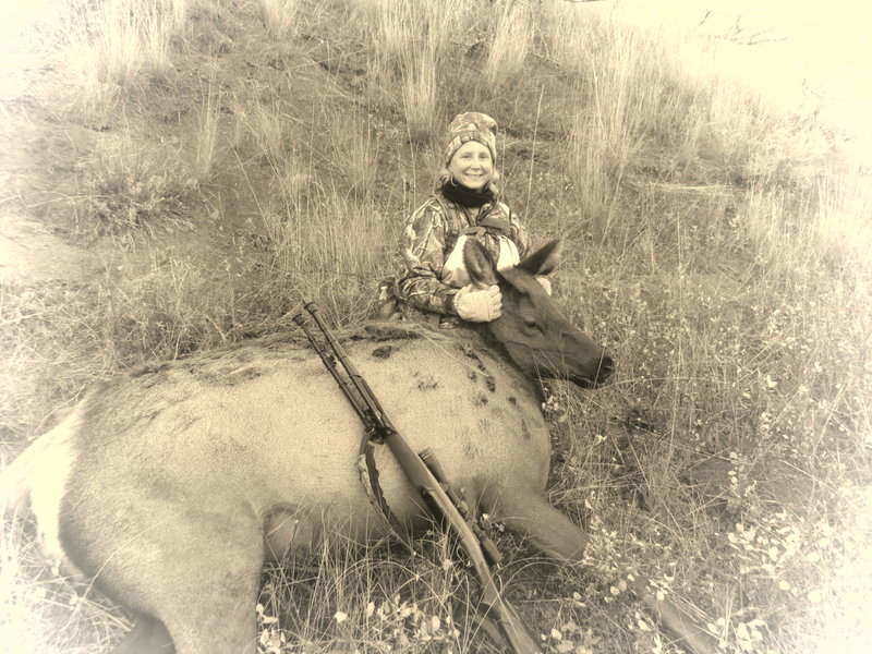 Tamber's first elk