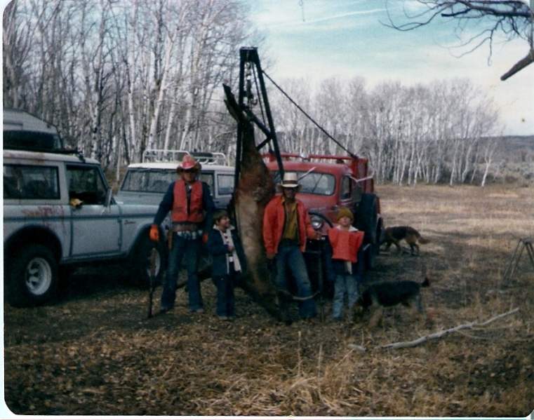 The first bull I saw my dad take 1976