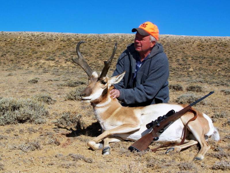 The only B&amp;C critter I've ever taken!  This buck antelope taken in Wyoming in 2007, scores an official 84 2/8&quot; B&amp;C (net).  He had a huge 