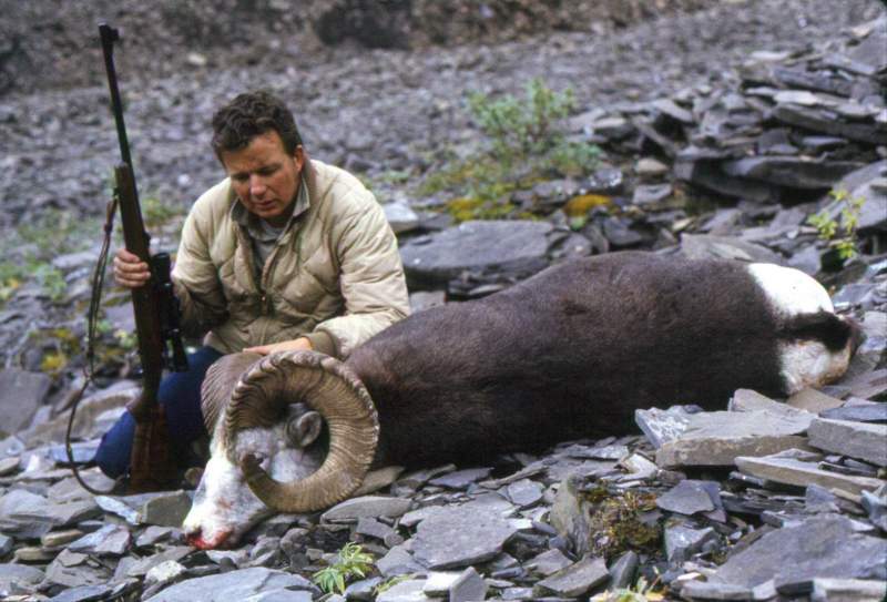 This is me when I was 32-years old in 1973, with my first mountain sheep.  This stone ram remains one of my best lifetime trophies.  He was 10-years o