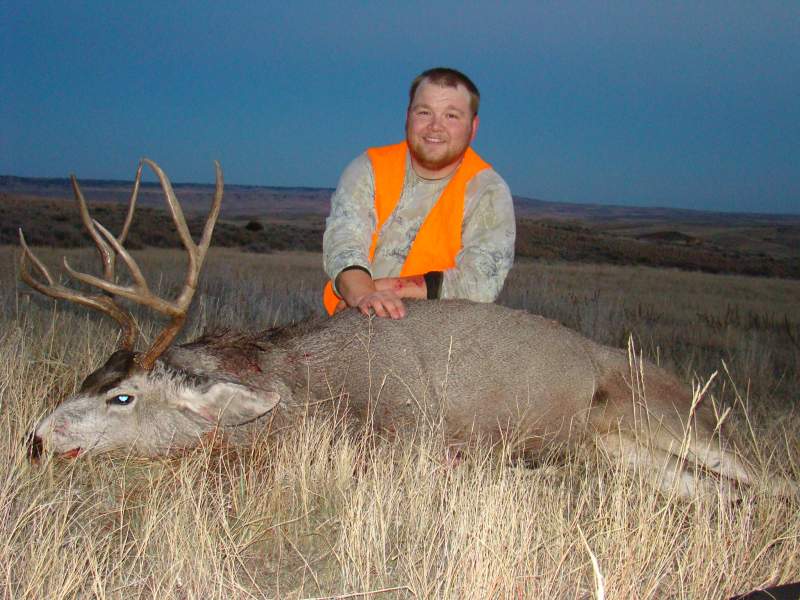 This is my favorite picture.  My largest mule deer to date.