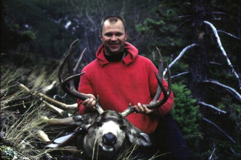 This really nice Montana buck was taken by my friend George who came up from California to hunt with me in 1967.