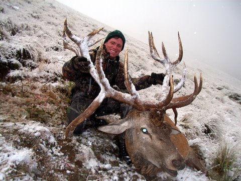 This Stag was the hardest hunt I have been on.  He was just smarter then me for about a week.  I ot him on film on the first day and after watching it