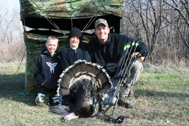 Turkey hunt with the boys