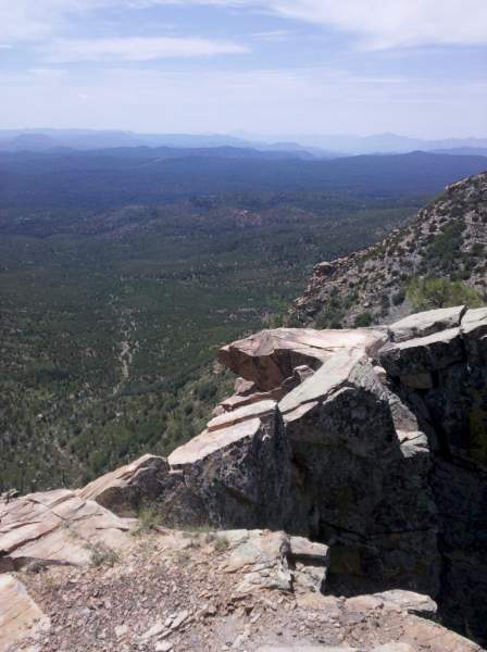 View from the Little Diamond Rim.