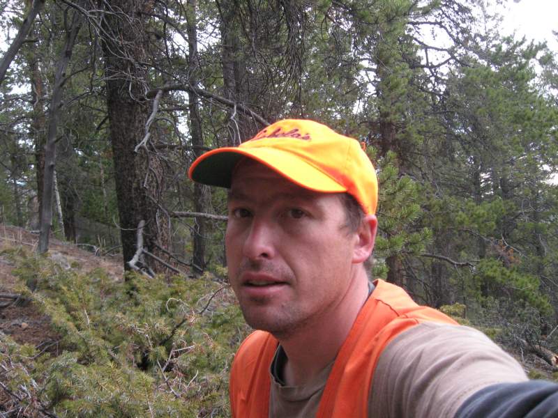 Yours truly, waaaay back in the Rockies, on a warm day!