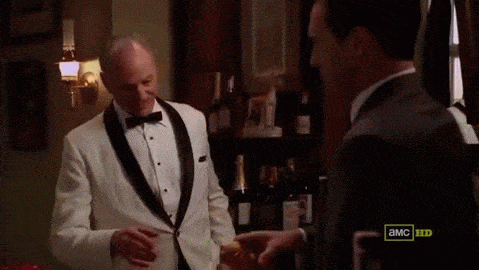Don Draper Makes an Old Fashioned animated gif