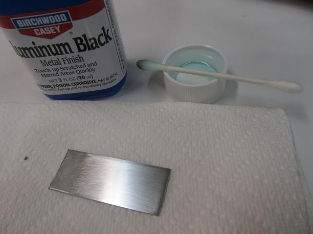 can use birchwood casey aluminum black on steel : r/finishing